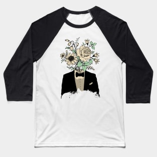 Floral man suit Baseball T-Shirt